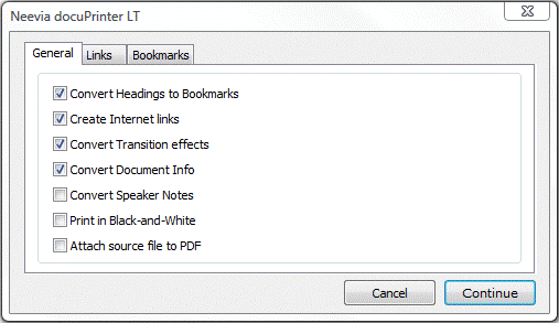 Create PDF files from Microsoft Publisher