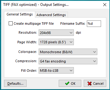 TIFFax